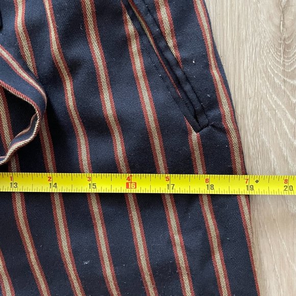 Zara | High Waisted Pinstripe Paper Bag Pants - Size S - Picture 10 of 12